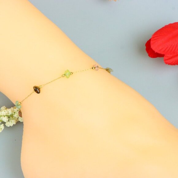 "Handmade Anklet – A Stylish Choice for Women, Thoughtful Gift Idea, EVCH1040 - Picture 2 of 9